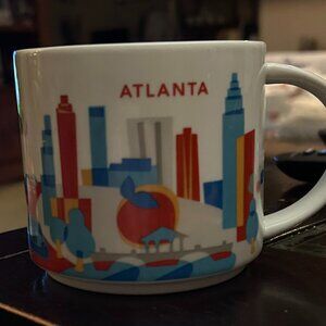Starbucks Atlanta You Are Here Series 14oz Ceramic Mug Coffee Cup 2017